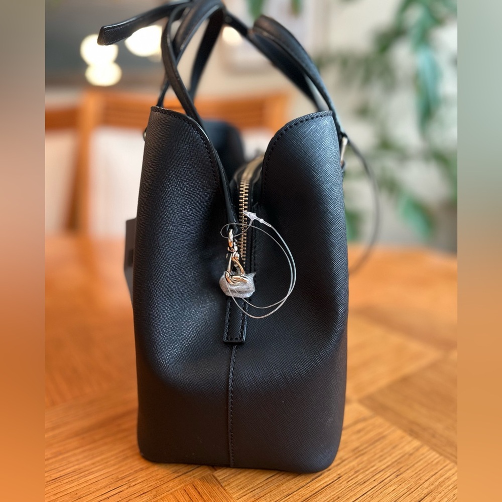 CLEARANCE SALE-KATE SPADE NY LAUREL WAY EVANGELIE BLACK SATCHEL HANDBAG - NWT - Picture 9 of 11